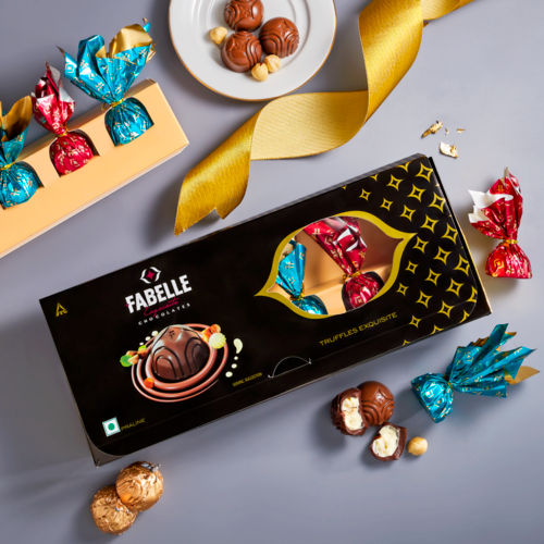 Fabelle Handcrafted Chocolate Truffles Inspired by Classic Desserts, Assorted Luxury Chocolates Gift Pack