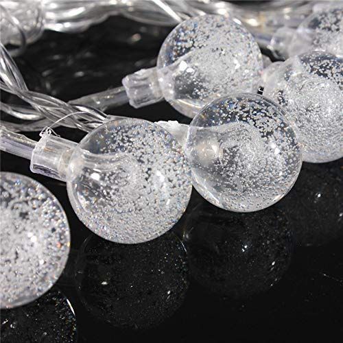 DesiDiya LED Crystal Ball String Light - Warm White Romantic Ambiance For Parties & Celebrations