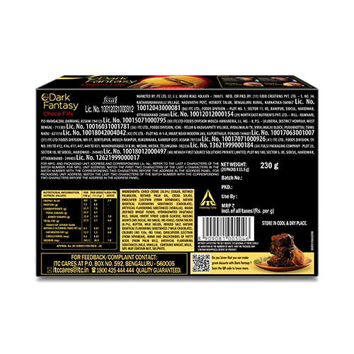 Sunfeast Dark Fantasy Choco Fills, Original Filled Cookies with Choco Crème | Perfect Snack