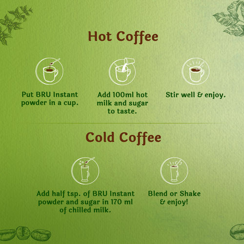 Bru Arabica and Robusta Pure Instant Pure Coffee