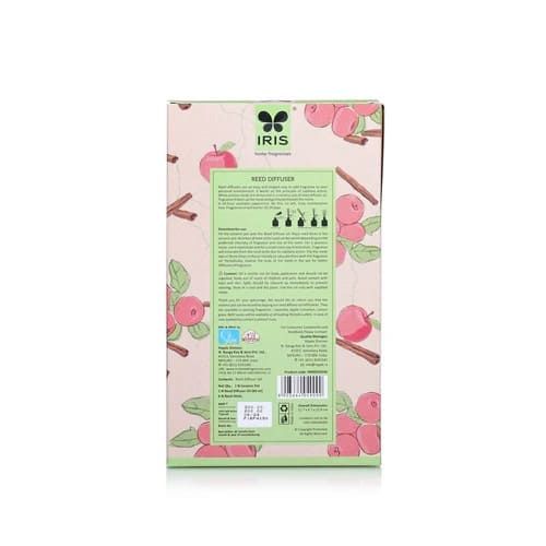 IRIS Apple Cinnamon Reed Diffuser Set | Reed Diffuser Gift Sets| Rakhi Gift for Brother & Sister