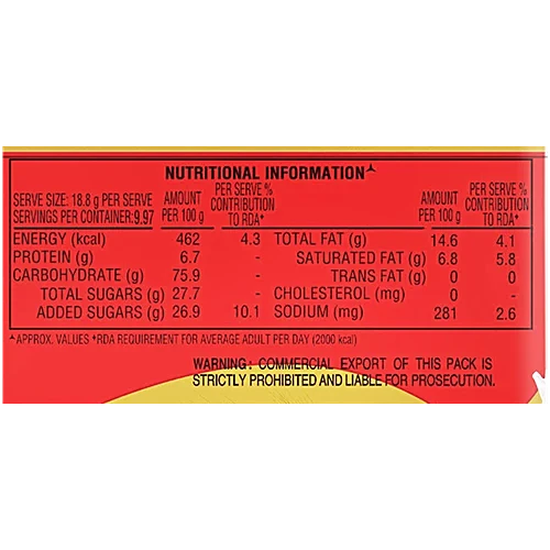 Parle Gold Vanilla Glucose Biscuits | Trans Fat-free