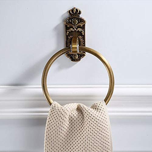 Plantex Chrome Towel Hanger for Bathroom, Crystal