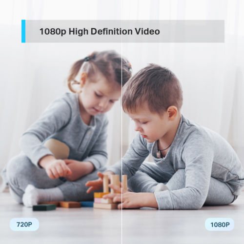 TP-Link TC70 Pan/Tilt Smart Security Camera | Indoor CCTV | 360 View |Two-Way Audio - White
