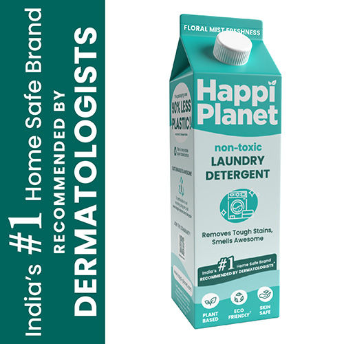 Happi Planet Organic Laundry Liquid Detergent For Front & Top Load