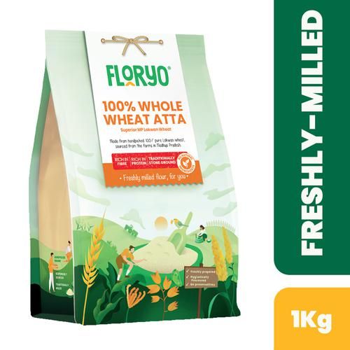 Floryo 100% Whole Mp Lokwan Wheat Atta