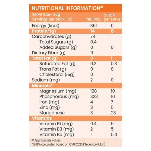Floryo 100% Whole Mp Lokwan Wheat Atta 1 kg Combo