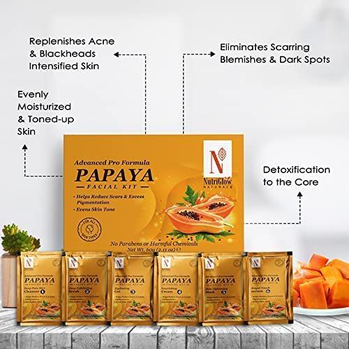 Nutriglow Natural's Advanced Pro Formula Papaya Facial Kit