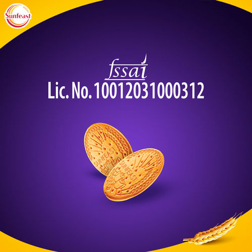 Sunfeast Light Active Plain Marie Biscuits with Iron and 6 Vitamins | Trans Fat-free