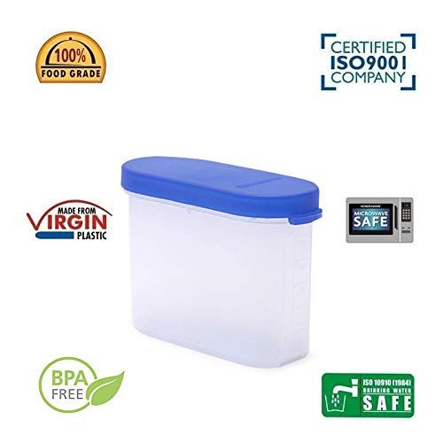 Mahaware Modular Mini Space Saver | Fridge safe Container | 150ml (Set of 4) (Blue)