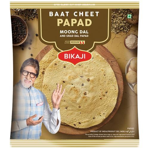 Bikaji Papad Baat Cheet | Moong Dal and Urad dal