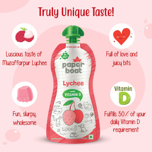 Paper Boat Swing Lychee Lush Juice 150 ml Combo