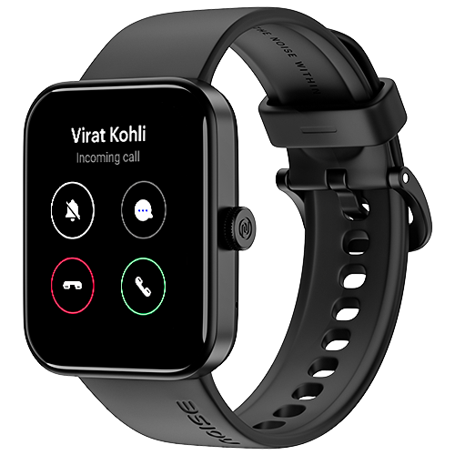 Noise ColorFit Pulse Go Buzz Smartwatch with Bluetooth Calling | 1.69" TFT Display | SpO2 Sensor - Black