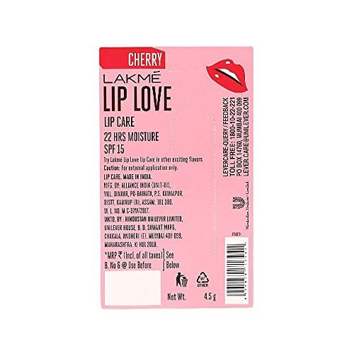 Lakme Lip Love Chapstick Cherry