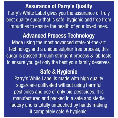 Parrys White Label Sugar 1 kg Combo