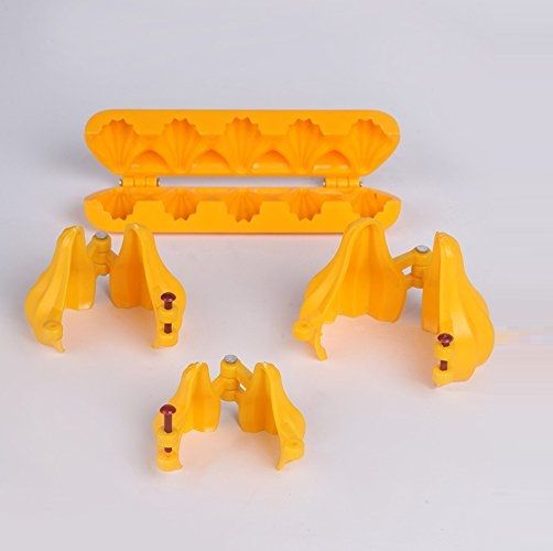 Ds Ganpati Plastic Modak & Chocolate Mould Set, 4 Sizes, For Homemade Sweets