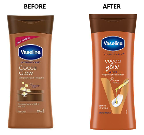 Vaseline Cocoa Glow Serum In Lotion, 100% Pure Cocoa & Shea Butter for Glowing & Soft Skin