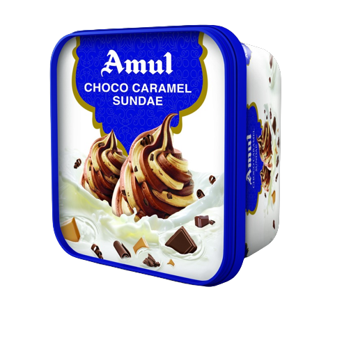 Amul Sundae Choco Caramel Ice Cream