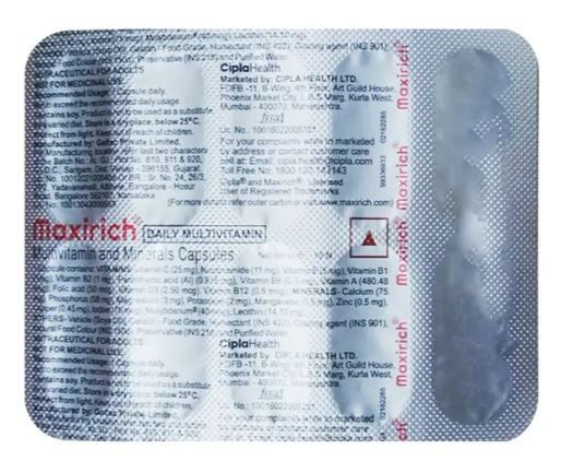 Maxirich Daily Multivitamin Capsule 10