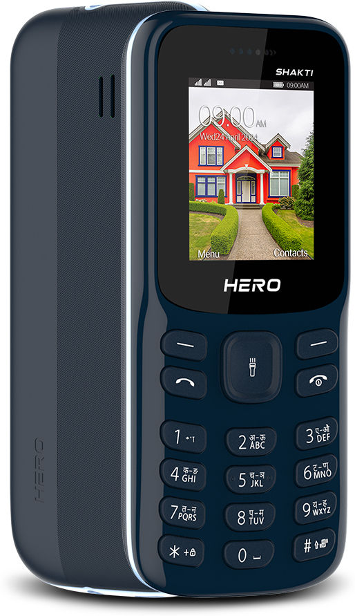 Lava Hero Shakti Dual Sim Keypad Mobile | 1.8" Display | 800mAh Battery | Dark Blue