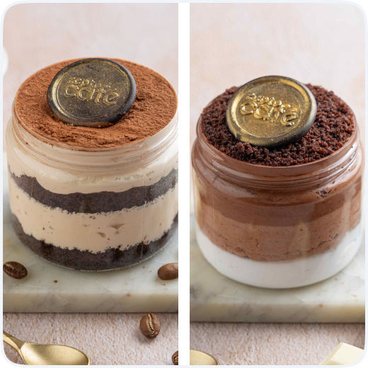 Tiramisu + Chocolate Mousse Combo
