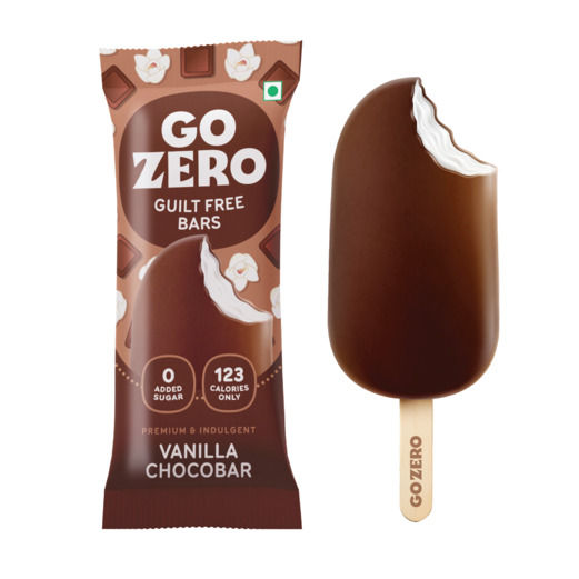 Go Zero Vanilla Chocobar Low Calorie Guilt Free Ice CreamBar