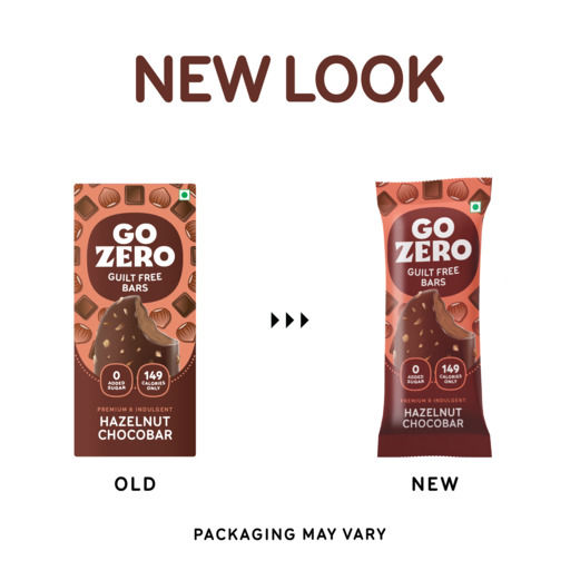 Go Zero Hazelnut Chocolate Low Calorie Guilt Free Ice Cream Bar