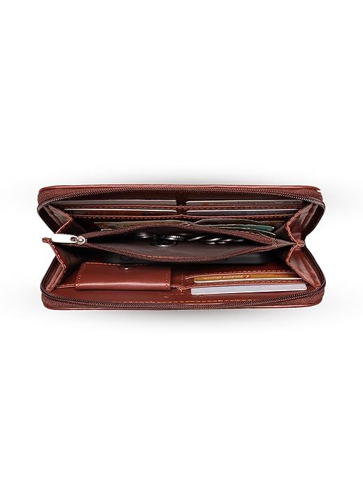 ZOUK Shobha Niwas Lotus Motif Chain Wallet (CFC)
