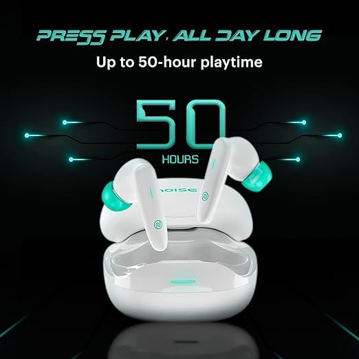 Noise Buds VS402 Bluetooth Headset (Neon White)
