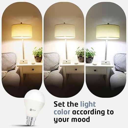Orient Electric Eternal Shine Moodlight | Color Changing 9W LED Bulb | B22 Base Holder