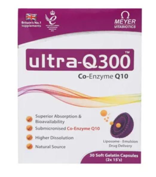 Ultra Q CoQ10 300mg Soft Gelatin Capsule