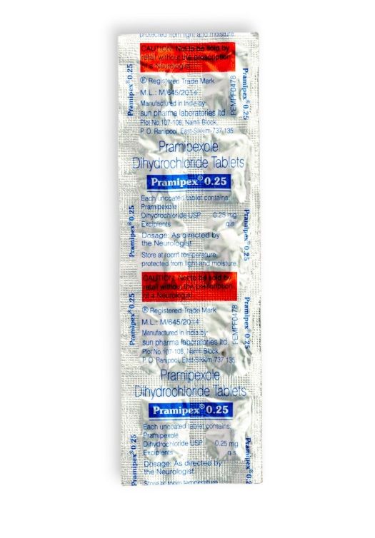 Pramipex 0.25 Tablets
