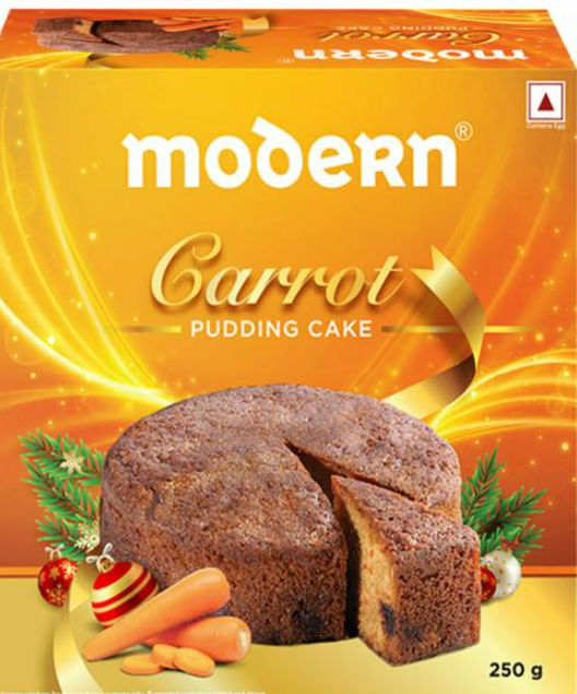Modern Carrot Pudding cake (Box)