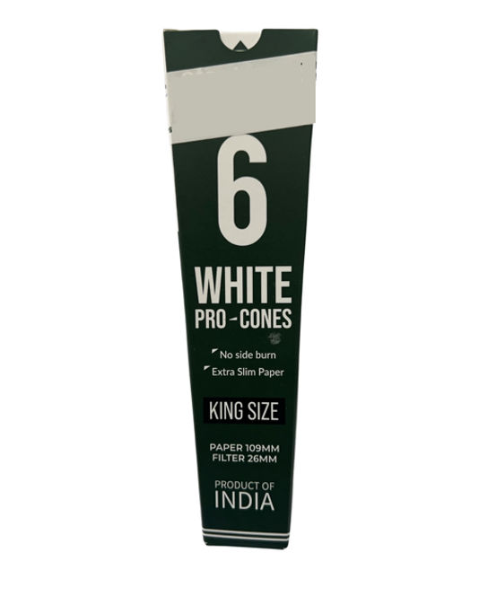 Stash-Pro Pre-Rolled Cones - White (Assorted Packaging) 6 pc Combo
