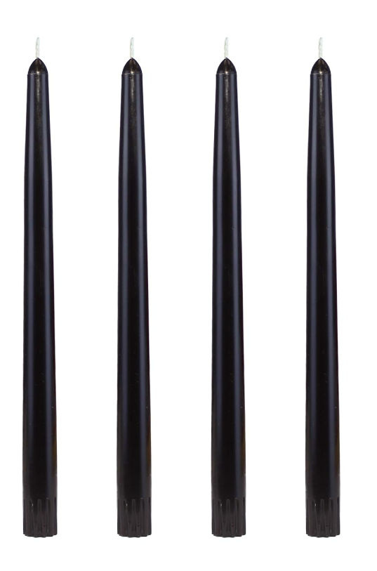 Taper Candles Black
