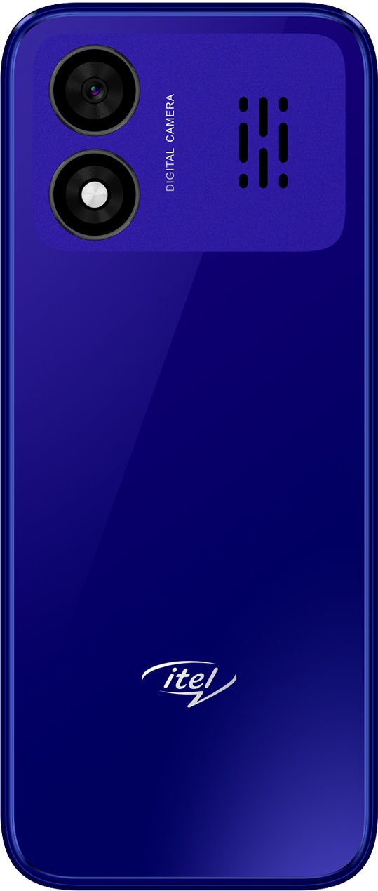 itel It5330 Keypad Mobile | 2.8" Display | 1900mAh Battery | Glass Back Design | Blue