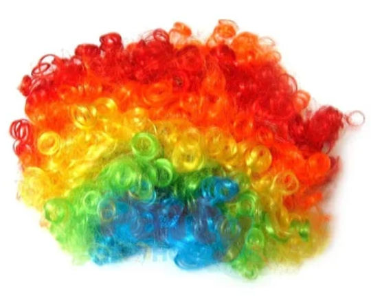 Picfest Unisex Funky Malinga Hair Wig - Multicolour