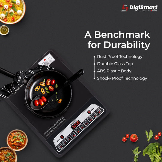 Digismart Mark-1 Induction Cooktop (2000 Watts) with Indian Menu Option