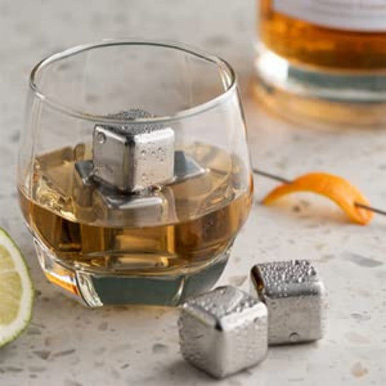 Barbox Ice Cubes Chilling Whiskey Stones For Your Favorite Beverage Ideal For Whiskey (Pack Of 12)