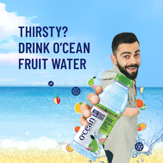 O'cean Beverages Pink Guava Flavoured Water