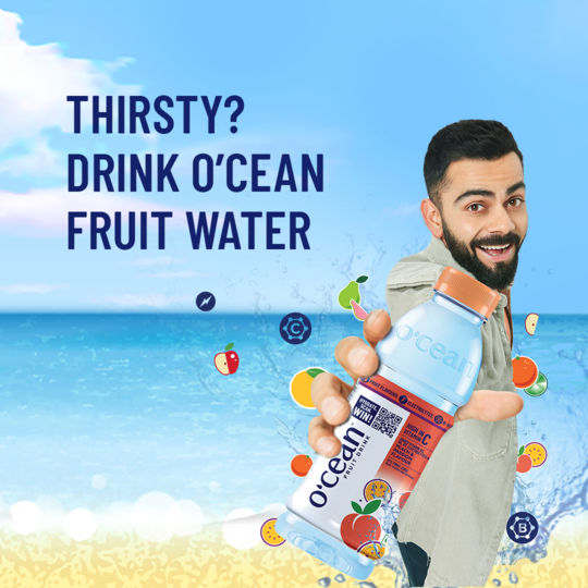O'cean Beverages Peach and Passion Water