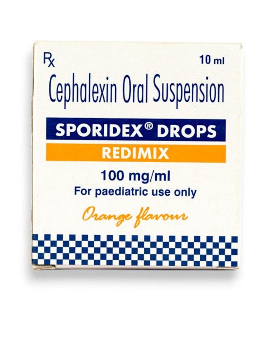Sporidex 100mg/ml  Orange Flavour Redimix Drop