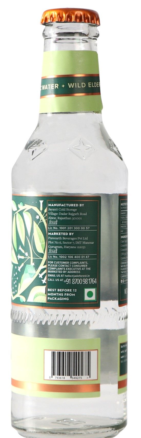Jade Forest Wild Elderflower Tonic Water 250 ml Combo