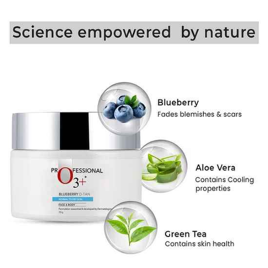 O3+ Blueberry Moisturising Glow Dtan Creme Mask