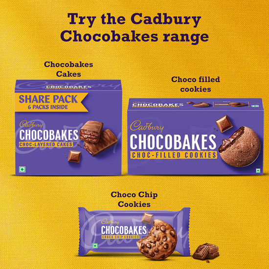 Cadbury Chocobakes Choc Filled Cookies