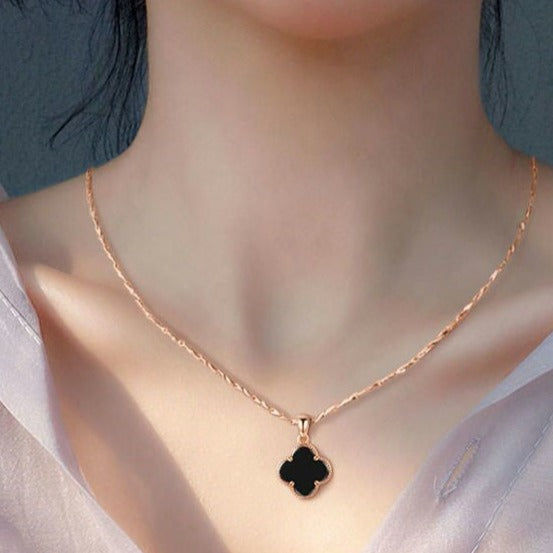 Salty Midnight Enchantress Necklace Pendant for Women and Girls| Anti-Tarnish | Black and White