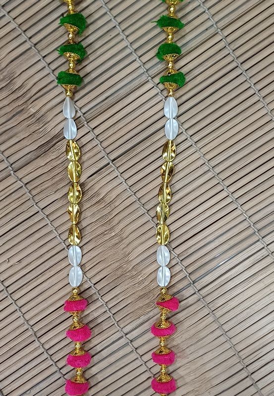 Gullak Toran Garland Curtain Pom Pom