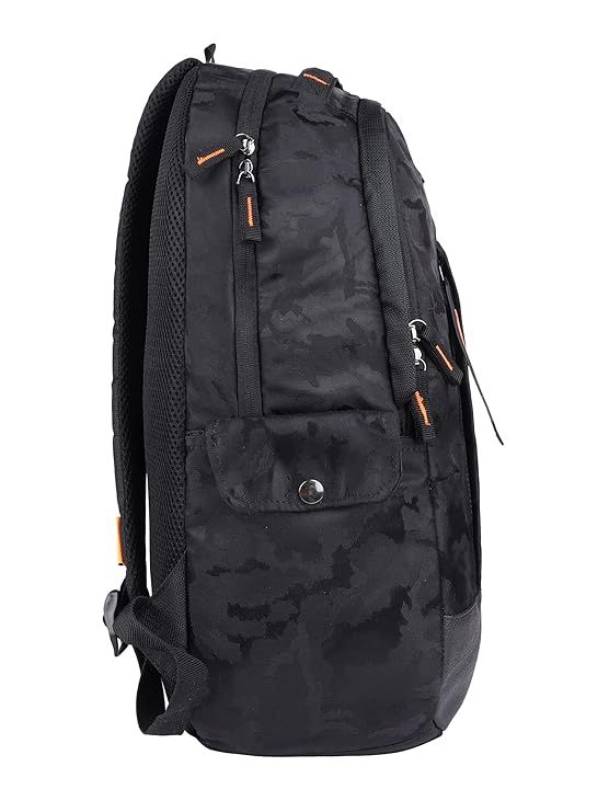Gear Unisex Polyester 28 L Backpack | Black