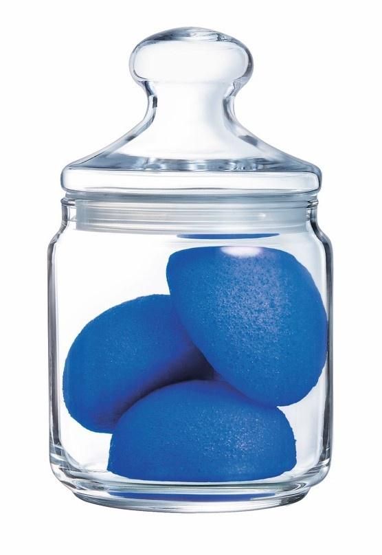 Luminarc Pot Club Jar | 500 ml | BPA-Free | Secure Lobster Clasp Lid | Transparent Glass