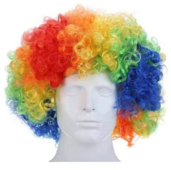Picfest Unisex Funky Malinga Hair Wig - Multicolour